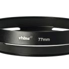VHBW 77mm Lens Hood - Black, Round