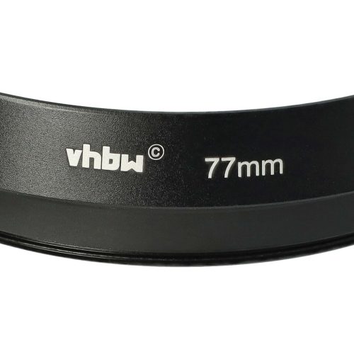 VHBW 77mm Lens Hood - Black, Round