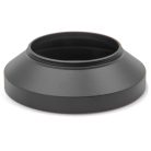 VHBW 49 mm Sunshade, Wide Angle Lens Hood, Black, Round