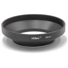 VHBW 58 mm Sunshade - Wide Angle Lens Hood, Black, Round