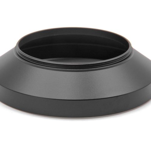 VHBW 58 mm Sunshade - Wide Angle Lens Hood, Black, Round