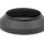VHBW 62 mm Lens Hood - Wide Angle Lens Shade, Black, Round