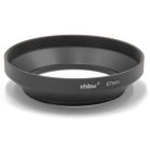 VHBW 67 mm Lens Hood - Wide Angle Lens Shade, Black, Round