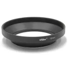 VHBW 72 mm Lens Hood - Wide Angle Lens Shade, Black, Round