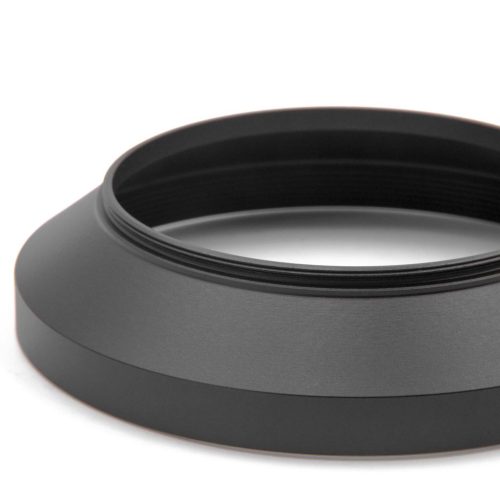 VHBW 72 mm Lens Hood - Wide Angle Lens Shade, Black, Round