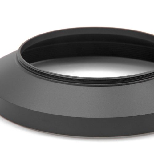 VHBW 77mm Lens Hood - Wide Angle Lens Shade, Black, Round