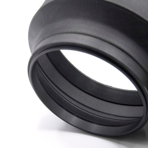 VHBW 77mm Lens Hood - Black, Round