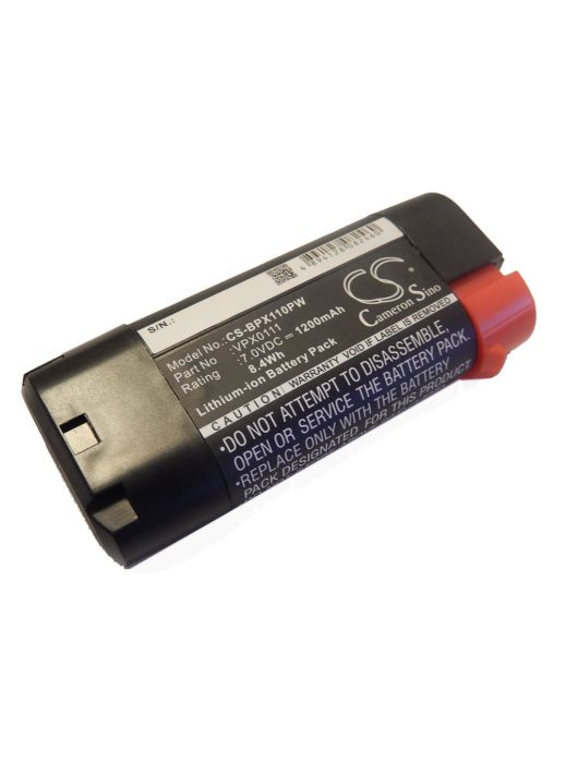 Akkumulátor Black & Decker VPX1101, VPX1201, VPX1212 - 1200 mAh, 7V, Li-Ion