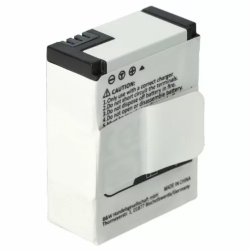 VHBW Video Camera Battery 1ICP7/26/33-2, 601-00724-00ACHDHN-301 - 1180 mAh 3.7 V Li-polymer