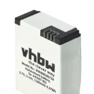 VHBW Video Camera Battery 1ICP7/26/33-2, 601-00724-00ACHDHN-301 - 1180 mAh 3.7 V Li-polymer