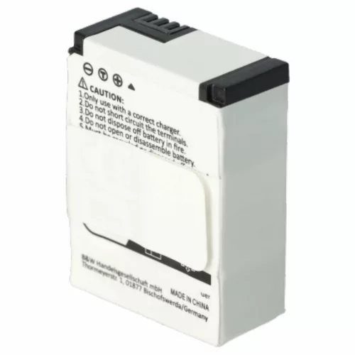 VHBW Video Camera Battery 1ICP7/26/33-2, 601-00724-00ACHDHN-301 - 1180 mAh 3.7 V Li-polymer