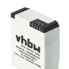 VHBW Videokamera Akku 1ICP7/26/33-2, 601-00724-00ACHDHN-301 - 1180 mAh 3,7 V Li-Polymer