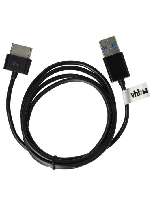 VHBW 1x USB adatkábel táblagép - 2 1-ben Töltőkábel normál - típusú USB táblagéphez 100 cm fekete