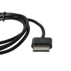 VHBW 1x USB Datenkabel Tablet - 2 in 1 Ladekabel für normale USB Tablets 100 cm schwarz
