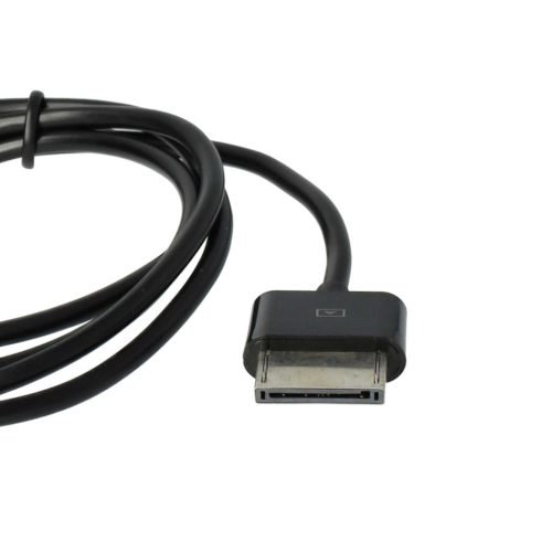 VHBW 1x USB Datenkabel Tablet - 2 in 1 Ladekabel für normale USB Tablets 100 cm schwarz