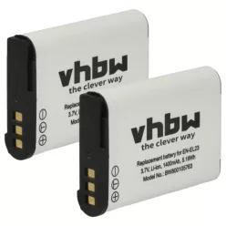 VHBW Camera Battery EN-EL23 - 1400 mAh 3.8 V Li-Ion