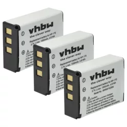 VHBW Akku für Aiptek 084-07042L-062 - 1300 mAh 3,7 V Li-Ion