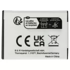 VHBW Akku für Aiptek 084-07042L-062 - 1300 mAh 3,7 V Li-Ion