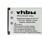 VHBW Akku für Aiptek 084-07042L-062 - 1300 mAh 3,7 V Li-Ion