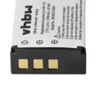 VHBW Akku für Aiptek 084-07042L-062 - 1300 mAh 3,7 V Li-Ion