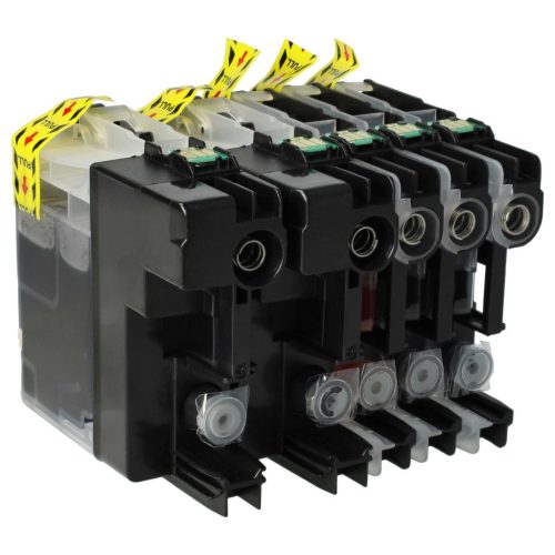 VHBW Brother LC125 5x Tintenpatrone 4110DW - B/C/M/Y