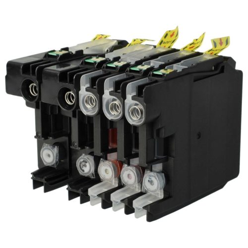 VHBW Brother LC125 5x Tintenpatrone 4110DW - B/C/M/Y