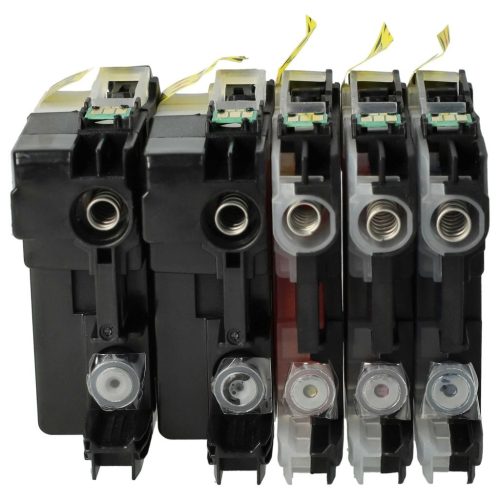 VHBW Brother LC125 5x Tintenpatrone 4110DW - B/C/M/Y