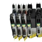 VHBW Brother LC125 5x Tintenpatrone 4110DW - B/C/M/Y