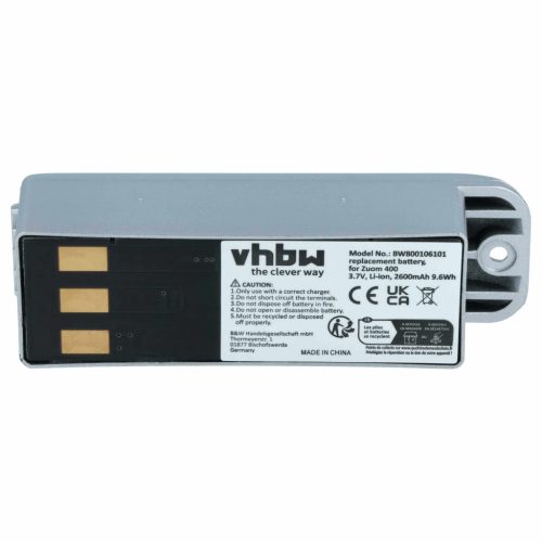 VHBW GPS Akku Garmin 010-10863-00, 011-01451-00 - 2600 mAh 3,7 V Li-Ion