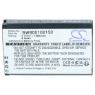 VHBW Videokamera Akku 010-11654-03, 010-11599-00 - 1800 mAh 3,7 V Li-Ion