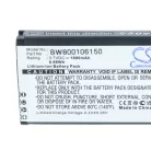 VHBW Videokamera Akku 010-11654-03, 010-11599-00 - 1800 mAh 3,7 V Li-Ion