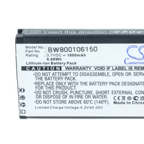 VHBW Videokamera Akku 010-11654-03, 010-11599-00 - 1800 mAh 3,7 V Li-Ion
