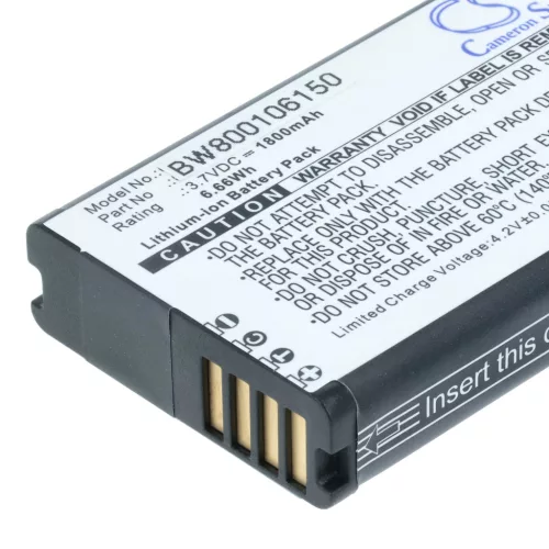 VHBW Videokamera Akku 010-11654-03, 010-11599-00 - 1800 mAh 3,7 V Li-Ion