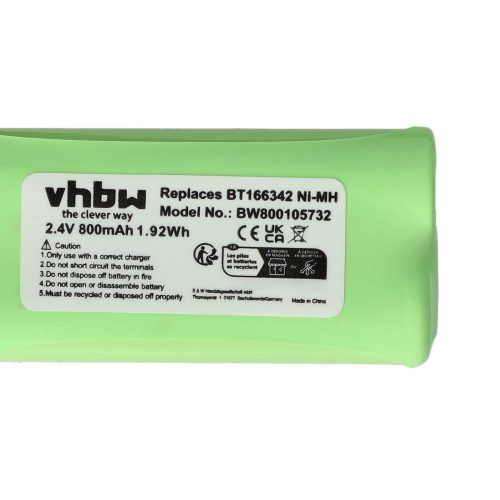VHBW Kabelloser Telefon Akku BT283342, BT183342 - 800 mAh 2,4 V NiMH