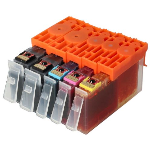 VHBW HP 5525 Ink Cartridge - B/C/M/Y, 5x