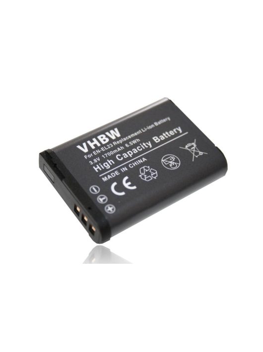 Nikon EN-EL23 akkumulátor - 1700 mAh, 3,8 V, Li-Ion