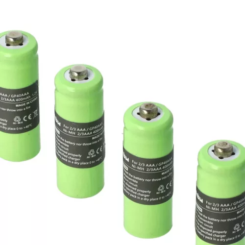 VHBW Vezetékes telefon akku 4 db Hagenuk GP40AAMC, GP40AAAM, GP40AAA - 400 mAh 1,2 V NiMH