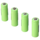 VHBW Vezetékes telefon akku 4 db Hagenuk GP40AAMC, GP40AAAM, GP40AAA - 400 mAh 1,2 V NiMH