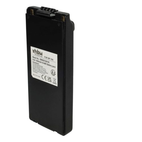 VHBW Radio Akku BP-195, BP-196H, BP-196, BP-196R - 1800 mAh 9,6 V NiMH