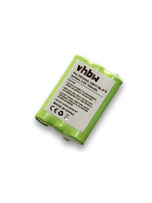 Rádióakku 3XCAAA-hoz - 700 mAh 3,6 V NiMH