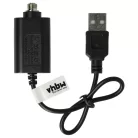 VHBW USB Charger for KangerTech E-Smart E-Cigarette - 25 cm