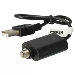   VHBW USB Charger for E-Cigarettes and other devices with threaded closure - 25 cm