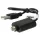 VHBW USB Charger for E-Cigarettes and other devices with threaded closure - 25 cm