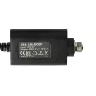 VHBW USB Charger for E-Cigarettes and other devices with threaded closure - 25 cm