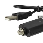 VHBW USB Charger for E-Cigarettes and other devices with threaded closure - 25 cm