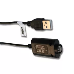   VHBW USB Charger for E-Cigarettes & other 510 threaded devices - 25 cm