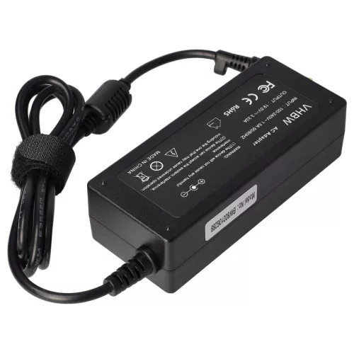 VHBW Power Adapter HP 677770-003, 67770-002, 613149-003, 613149-001 for HP Notebook - 17.5 cm, 65 W