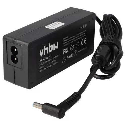 VHBW Power Adapter HP 710412-001, 709985-002, 714159-001 for HP Notebook etc. - 17 cm, 65 W