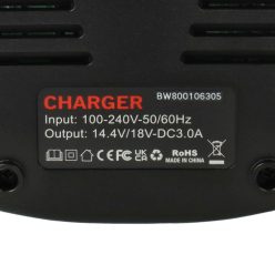   Töltő 2 607 336 078 Bosch, Signode 2 607 336 078 elektromos kéziszerszám-akkumulátorokhoz stb. Li-Ion 14,4 V / 18 V