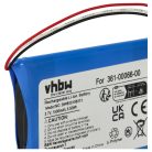 VHBW GPS Akku Garmin 361-00066-00, 361-00066-10 - 1500 mAh 3,7 V Li-Ion